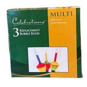 Celebrations 3 Bubble Bulbs